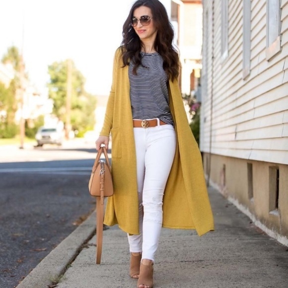 LuLaRoe Sweaters - Lularoe • Yellow Sarah Cardigan